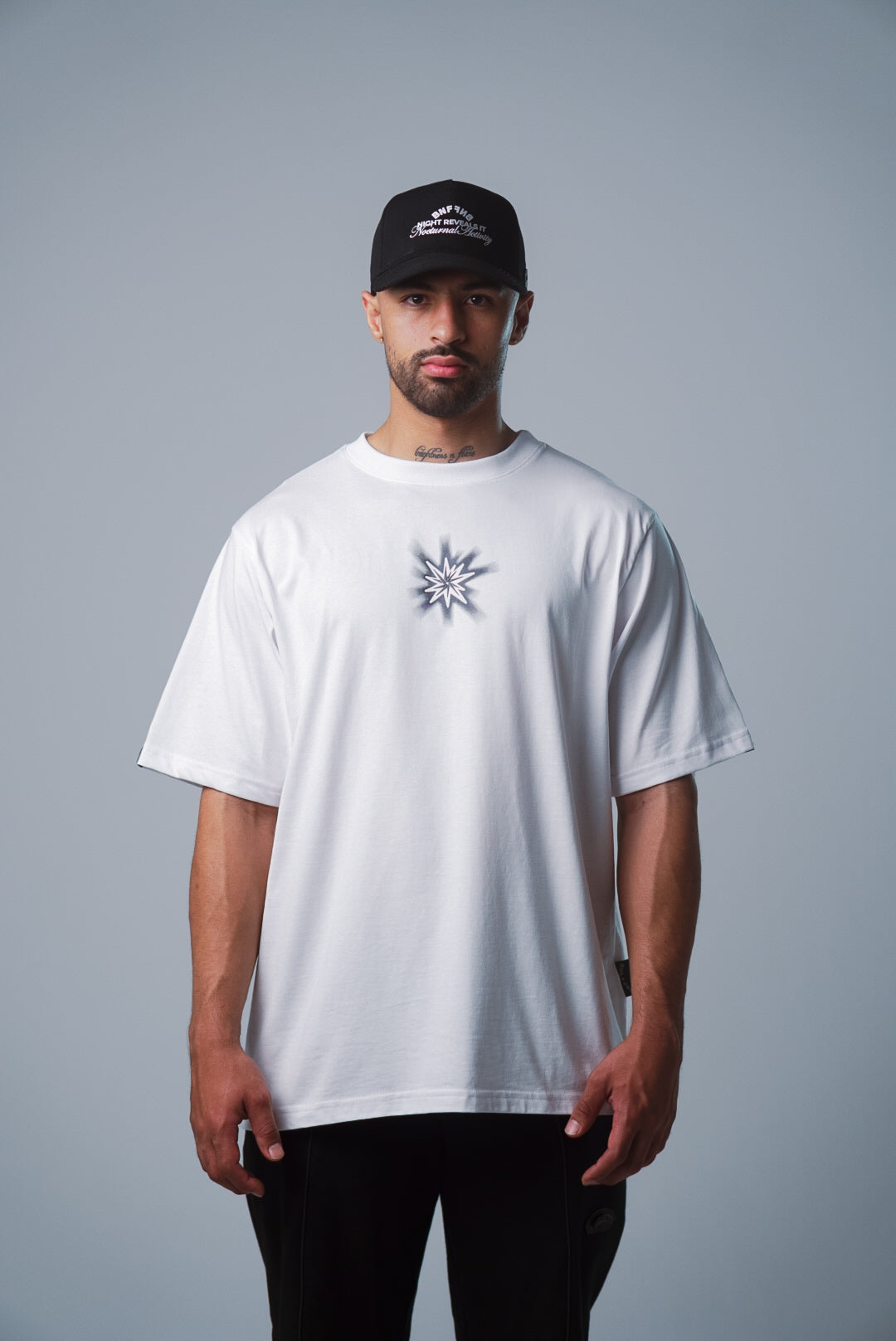Camiseta Nocturnal Activity  Fortuito Blanco