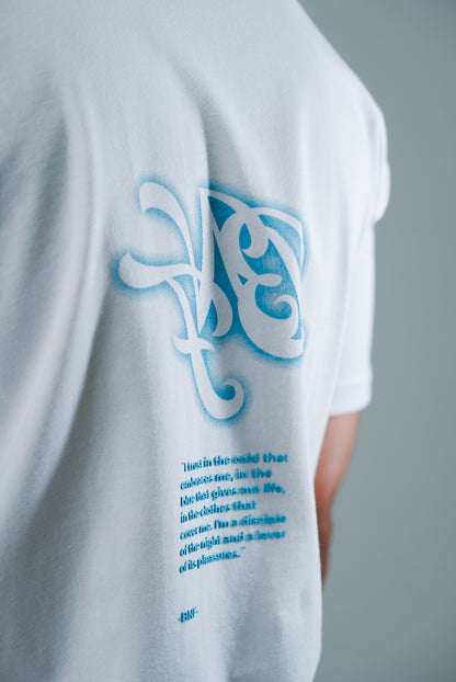 Camiseta BBBLUE Disciples Intertwined Blanco
