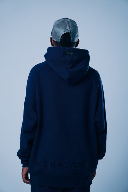 Hoodie BBBLUE Disciples Shuriken Navy