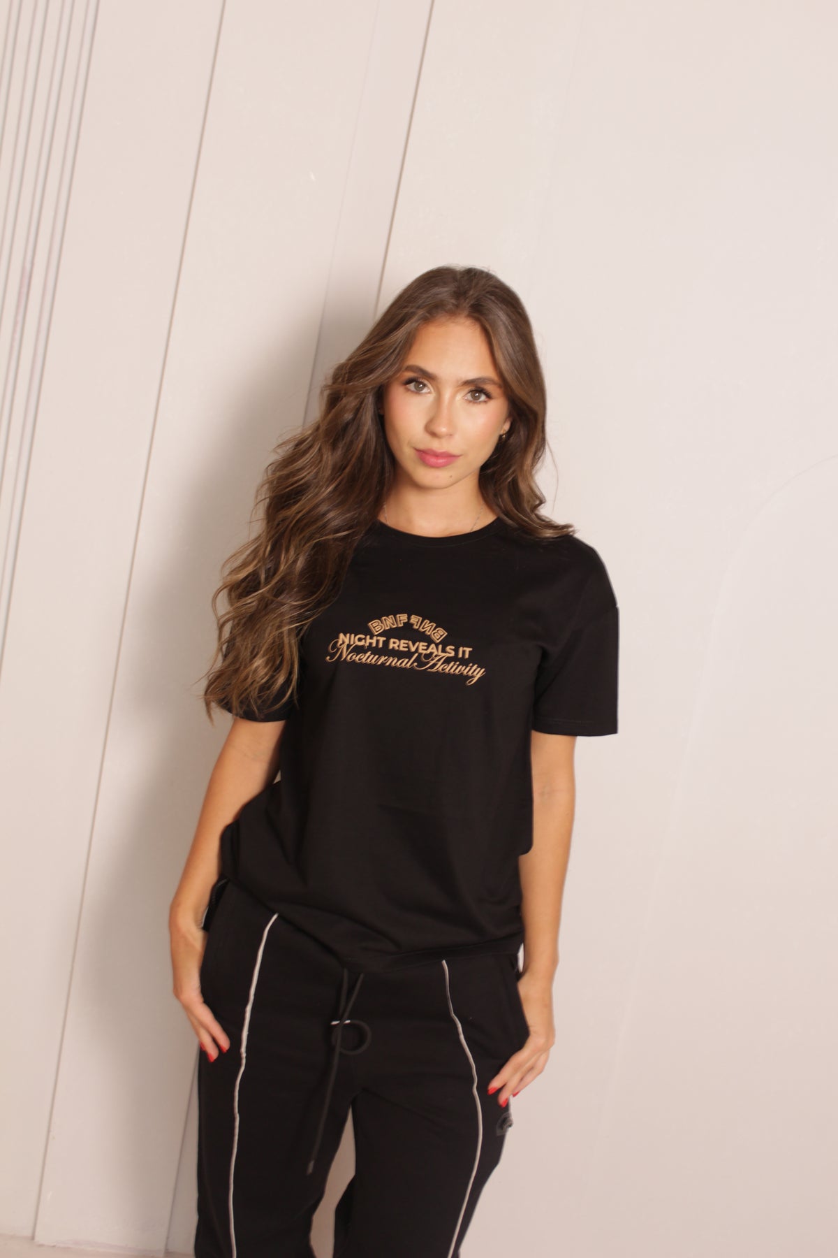 Camiseta Nocturnal Activity BBGIRL3 Negro
