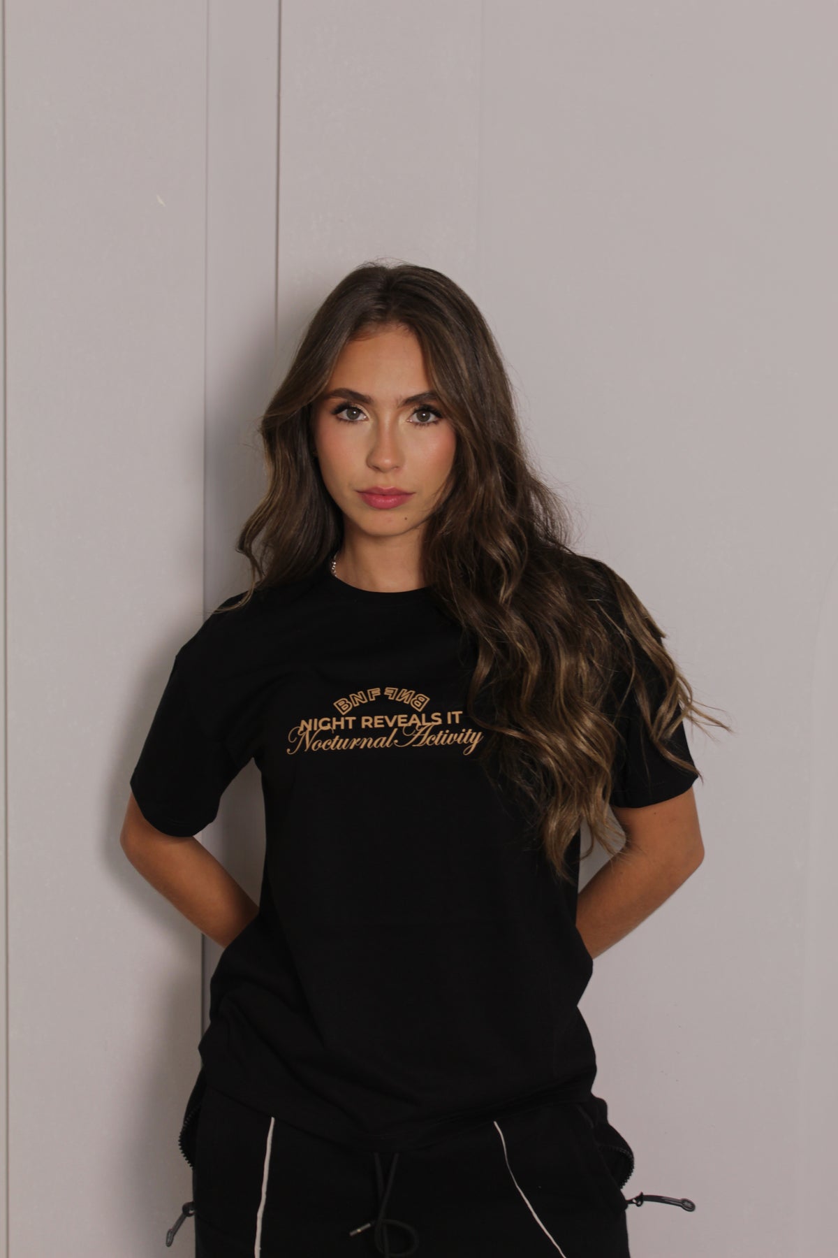 Camiseta Nocturnal Activity BBGIRL3 Negro