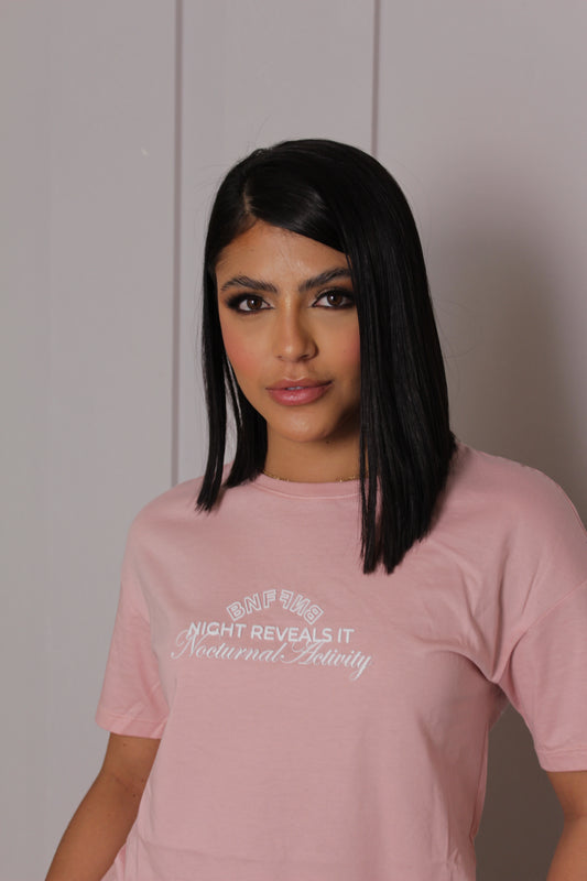 Camiseta Nocturnal Activity BBGIRL1  Rosada