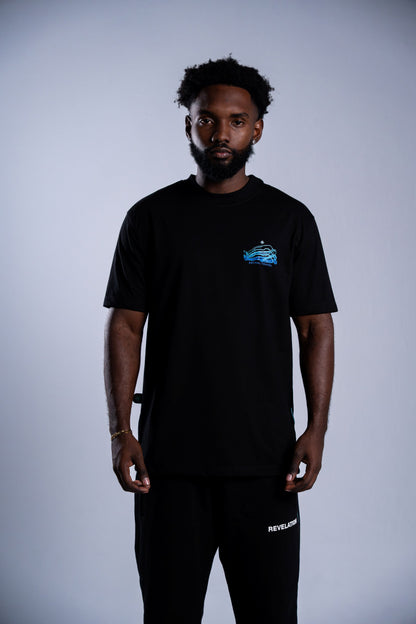 Camiseta Astral Travel Leviter negro