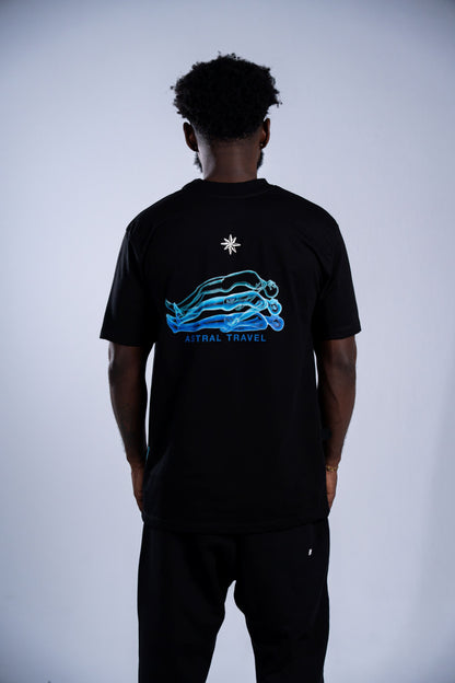 Camiseta Astral Travel Leviter negro